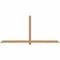 Ekena Millwork Eugene Smooth Timber Gable Bracket, Western Red Cedar, 96"W x 44"H x 3 1/2"D x 3 1/2"F, 11/12 Pitch GBW096X44X0404EUG00SWR - alternate 1